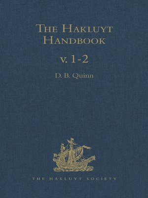 cover image of The Hakluyt Handbook
